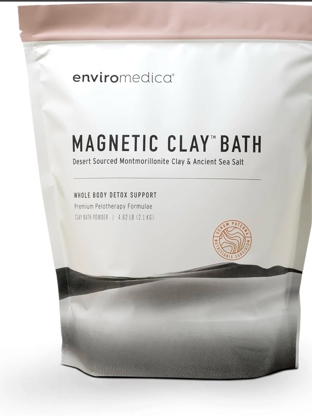Enviromedica Magnetic Clay Bath Whole Body Detox Support Spa Himalayan Sea Salt